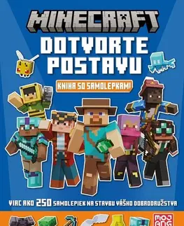 Pre deti a mládež - ostatné Minecraft: Tvorba postáv - Knižka so samolepkami - Kolektív autorov,Jaroslav Brožina