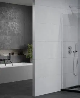 Vane MEXEN/S - Pretória sprchovací kút 90x110 cm, transparent, chróm + sprchová vanička vrátane sifónu 852-090-110-01-00-4070