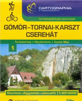 Turistika, skaly Gömör-Tornai-Karszt 1 : 40 000 - Turistatérkép