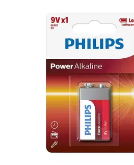 Predlžovacie káble Philips Philips 6LR61P1B/10 - Alkalická batéria 6LR61 POWER ALKALINE 9V 600mAh 