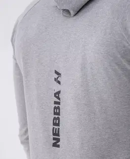 Pánske tričká Pánske tričko Nebbia 330 Light Grey - XL