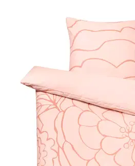 Bedding Posteľná bielizeň s bavlnou a vláknom Tencel™, dvojlôžko, ružová