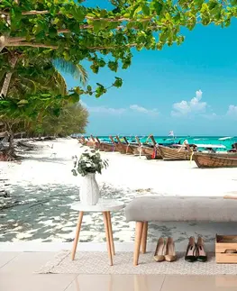 Samolepiace tapety Samolepiaca fototapeta piesočnatá pláž na ostrove Bamboo