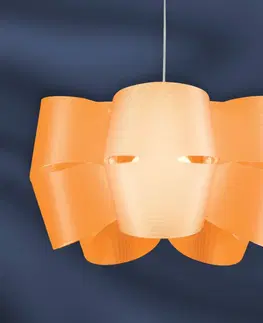 Závesné svietidlá Artempo Italia Závesná lampa Mini Alien oranžovej farby