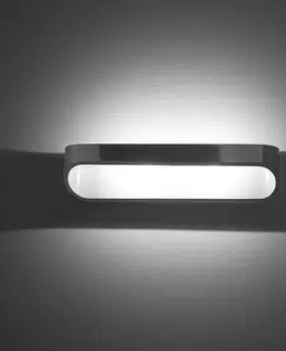 Nástenné svietidlá LEDS-C4 LEDS-C4 Oval nástenné LED svietidlo v bielej