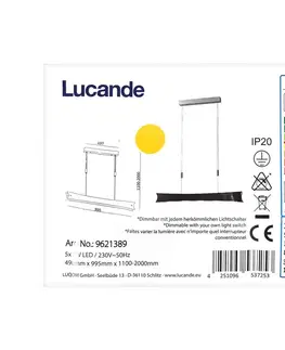 Svietidlá Lucande Lucande - LED Stmievateľný luster na lanku EBBA 5xLED/5W/230V 
