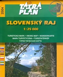 Turistika, skaly TM 2504 Slovenský raj 1:25 000 - slov.