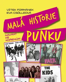 Hudba - noty, spevníky, príručky Malá historie punku - návrat ke kořenům - Eva Csölleová,Vítek Formánek
