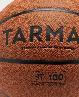 lopty Detská basketbalová lopta BT100 veľkosť 5 do 10 rokov oranžová