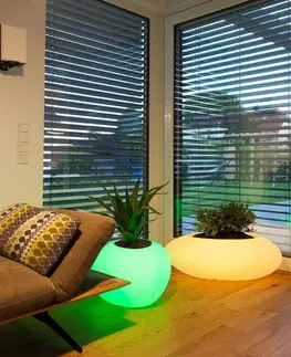 Vonkajšie dekoratívne svietidlá degardo Dekoratívna lampa Storus VII LED RGBW, biela farba na sadenie