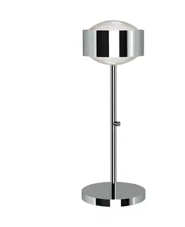 Stolové lampy Top Light Puk Maxx Eye Table LED 37 cm matná šošovka, chróm