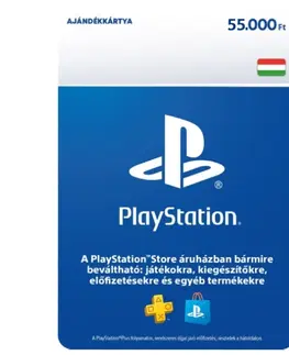 Hry na PC PlayStation Store ajándékkártya 55000 Ft