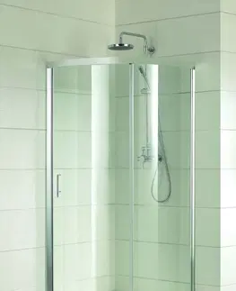 Sprchovacie kúty HOPA - Sprchovací kút Albatera - Farba rámu zásteny - Hliník leštený, Rozmer A - 90, Rozmer B - 90, Výplň - Číre bezpečnostné sklo - 4 mm BCALB90CC