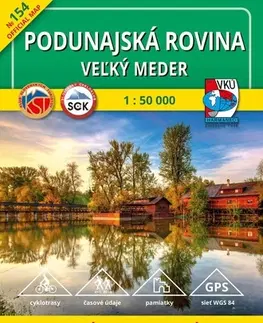 Turistika, skaly Podunajská rovina - Veľký Meder - TM 154 - 1:50 000, 3. vydanie