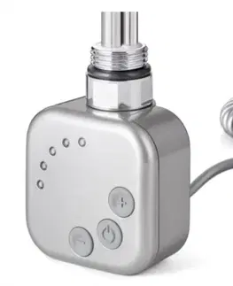 Kúpeľňa HOPA - Vykurovacia tyč BURG s termostatom - Farba vykurovacej tyče - Chróm - matný, Typ pripojenia - Krútený kábel, Výkon vykurovacej tyče - 200 W RDOHT220003
