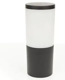 Vonkajšie stojanové svietidlá Fumagalli Soklové LED svetlo Amelia, CCT, čierna výška 25 cm