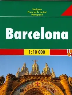 Turistika, skaly Barcelona - mapa mesta 1:10 000 FB