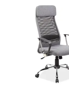 Kancelárske stoličky K-345 kancelárske kreslo, šedá