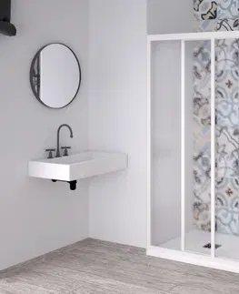 Sprchovacie kúty HOPA - Sprchové dvere PORTA NEW - FARBA rámu - Biela, Rozmer A - 100 - 110 cm OLNNC1FS110031