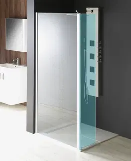 Sprchovacie kúty POLYSAN - MODULAR SHOWER stena na inštaláciu na múr, pre pripojenie otoč.panelu 800  MS3A-80
