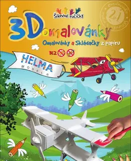 Pre deti a mládež - ostatné 3D omalovánky Letadlo