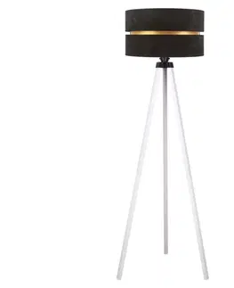 Lampy   - Stojacia lampa DUO 1xE27/60W/230V čierna/biela 
