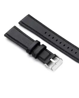 Príslušenstvo k wearables Niceboy Watch band 22mm leather black watch-band-22-leather-black
