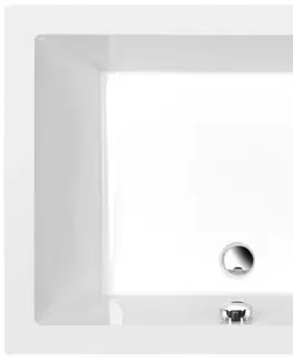 Vane POLYSAN - DEEP hlboká sprchová vanička obdĺžnik 100x75x26cm, biela 72879