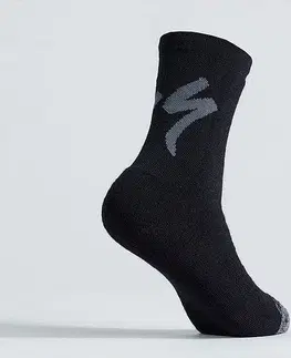 Pánske ponožky Specialized Merino Deep Winter Tall Logo Socks XL