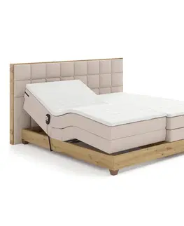 Elektrické polohovacie Elektrická polohovacia boxspringová posteľ TINA 160 x 200 cm