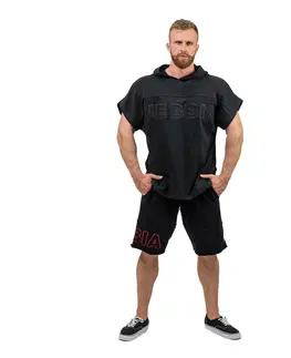 Pánske tričká Rag top s kapucňou Nebbia Champion 706 Black - XL