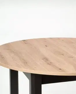 Jedálenské stoly Rozkladací jedálenský stôl RINGO Halmar Dub craft / biela