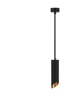 Svietidlá  Luster na lanku 1xGU10/35W/230V 20 cm čierna 