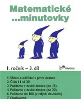 Matematika Matematické minutovky 1. ročník 3. díl - Josef Molnár,Hana Mikulenková