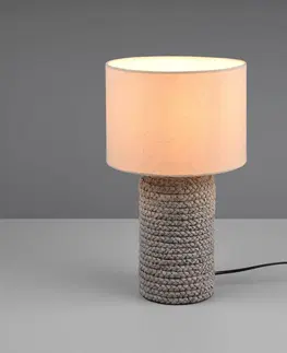 Stolové lampy Reality Leuchten Stolná lampa Mala z keramiky, Ø 22 cm