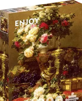 1000 dielikov Enjoy Puzzle Jean-Baptiste Robie: Flowers and Fruit 1000 Enjoy