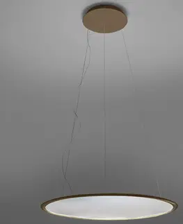 Závesné svietidlá Artemide Artemide Discovery závesná lampa, horizont, bronz