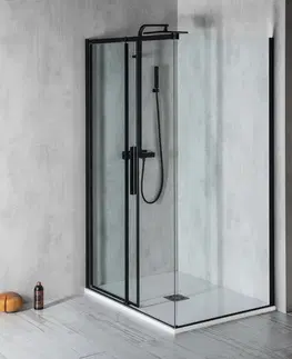 Sprchové dvere POLYSAN - ALTIS BLACK obdĺžniková sprchová zástena 1200x1000 L/P varianta AL3012BAL6112B