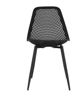 Jedálenské stoličky KONDELA Tegra Typ 2 jedálenská stolička čierna