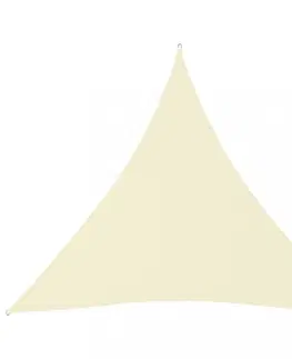 Stínící textilie Tieniaca plachta trojuholníková 4x4x4 m oxfordská látka Dekorhome Červená