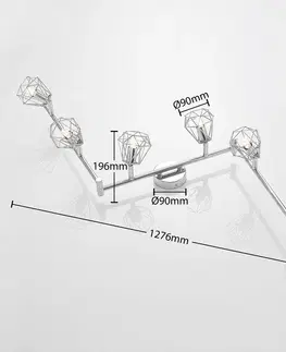 Bodové svetlá Lindby Lindby Giada stropné LED svietidlo šesť-plameňové