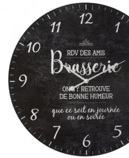 Hodiny Nástenné vintage hodiny Brasserie Atmosphera 2366, 57 cm