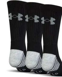 Pánske ponožky Pánske ponožky Under Armour HeatGear Tech Crew 3 páry White - M (36-41)