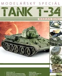 Modelárstvo, vystrihovačky Tank T-34 - Marian Bunc