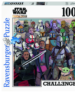1000 dielikov Ravensburger Puzzle Challenge Puzzle: Star Wars: Mandalorian 1000 Ravensburger