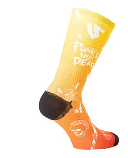 Pánske ponožky Ponožky Undershield Punk's Not Dead žltá 42/46
