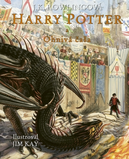 Fantasy, upíri Harry Potter 4 a Ohnivá čaša – Ilustrovaná edícia - Joanne K. Rowling,Oľga Kraľovičová