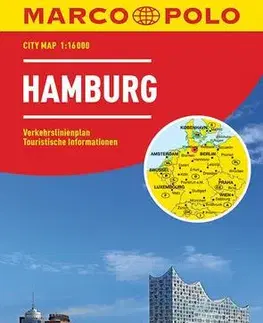 Európa Hamburg - City map 1:16 000 - lamino