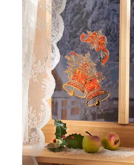 Drobné dekorácie a doplnky Obrázok na okno "Vianočné zvončeky"