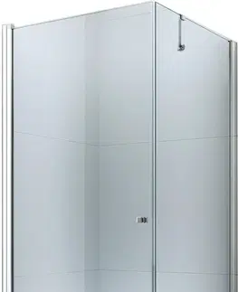 Sprchovacie kúty MEXEN/S - PRETORIA sprchovací kút 80x90, transparent, chróm 852-080-090-01-00